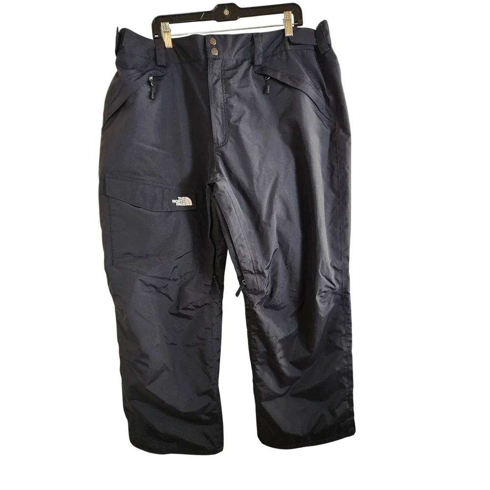 The North Face Freedom HyVent Mens Ski Snowboard Pants Black Size XXL Waterproof
